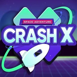 Official Casino Games logo: Crash X by Turbo Games at Trickz Casino